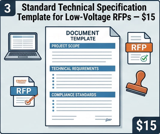 Standard Technical Specification Template for Low-Voltage RFPs