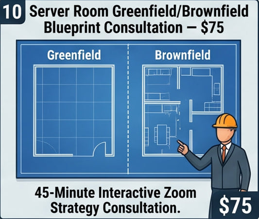 Server Room Greenfield/Brownfield Blueprint Consultation