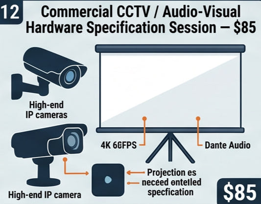 Commercial CCTV / Audio-Visual Hardware Specification Session