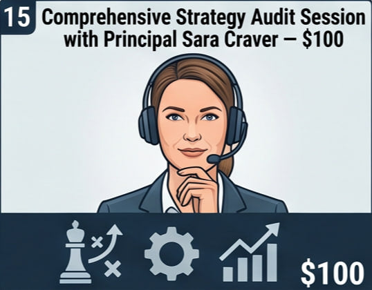 Comprehensive Strategy Audit Session with Principal Sara Craver